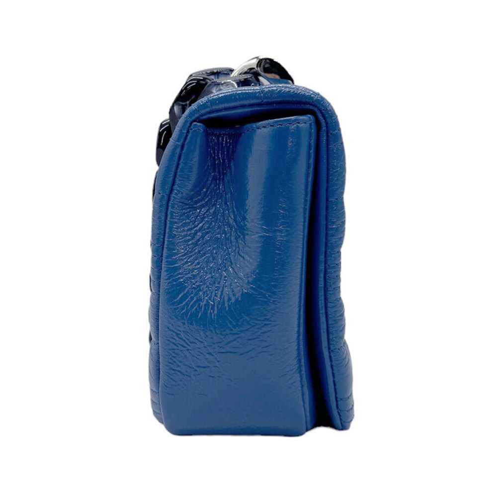 Burberry Shoulder Bag Leather Blue - Picture 1 of 4